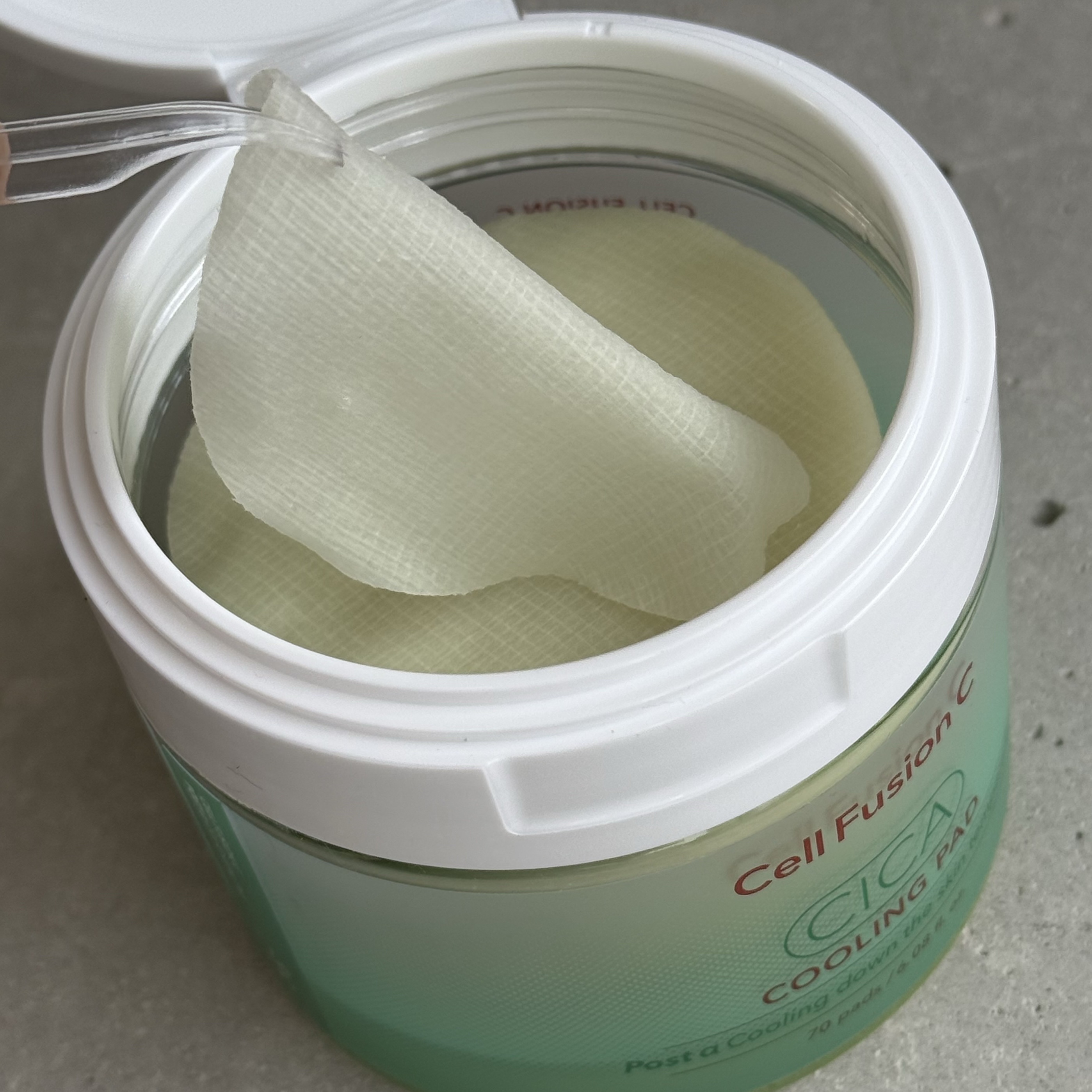 ポストアルファシカクーリングパッド/Cell Fusion C(セルフュージョンシー)/トナーパッドを使ったクチコミ（2枚目）