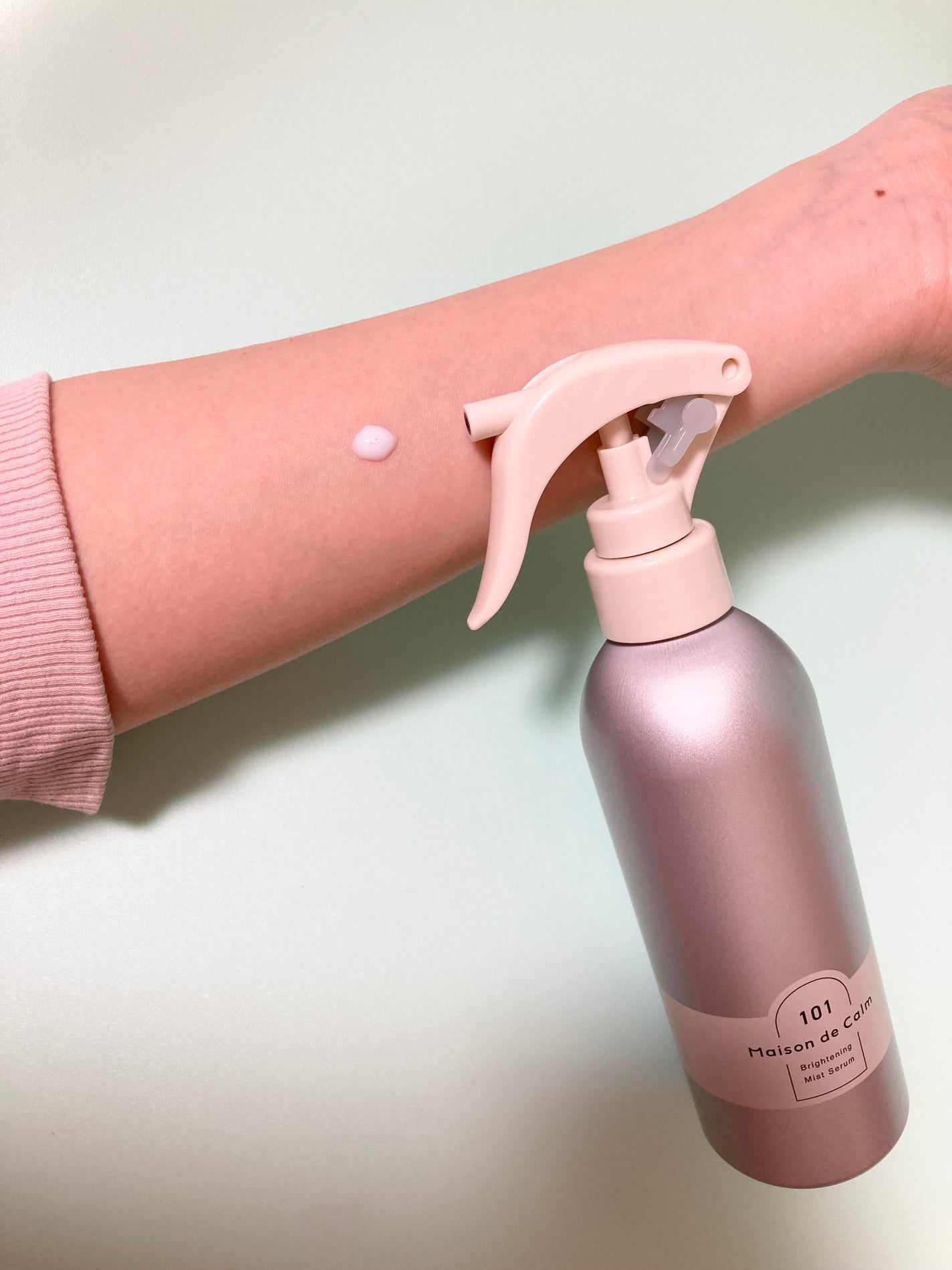 メゾン ド カーム ブライトニング ミストセラム/ナリスアップ/ボディローションを使ったクチコミ(3枚目)