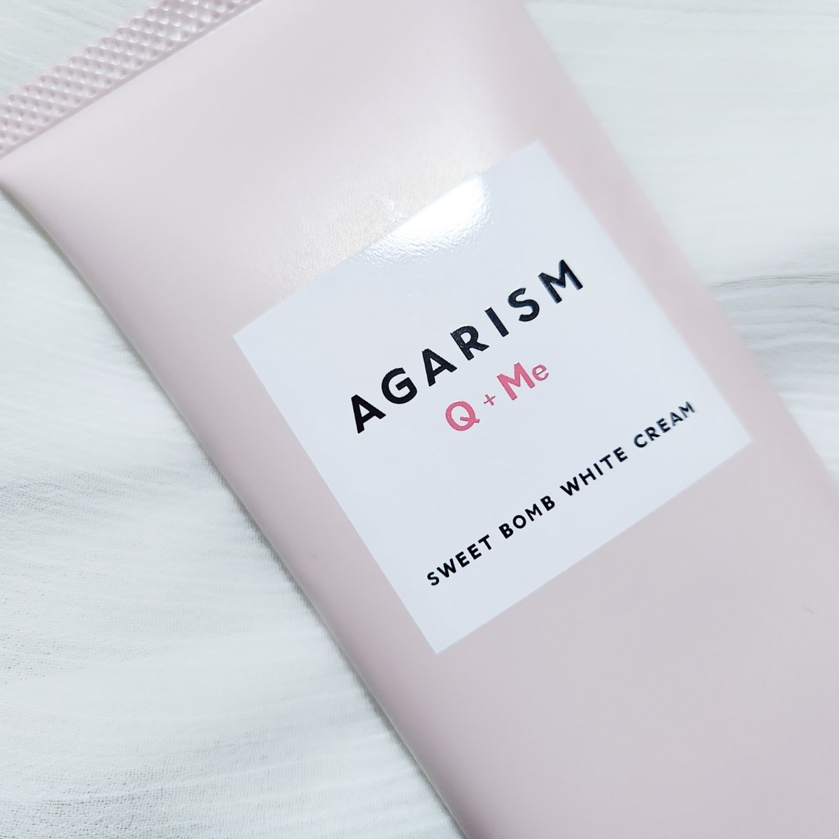 キューミースウィートボムホワイトクリーム/AGARISM/ボディクリームを使ったクチコミ（1枚目）