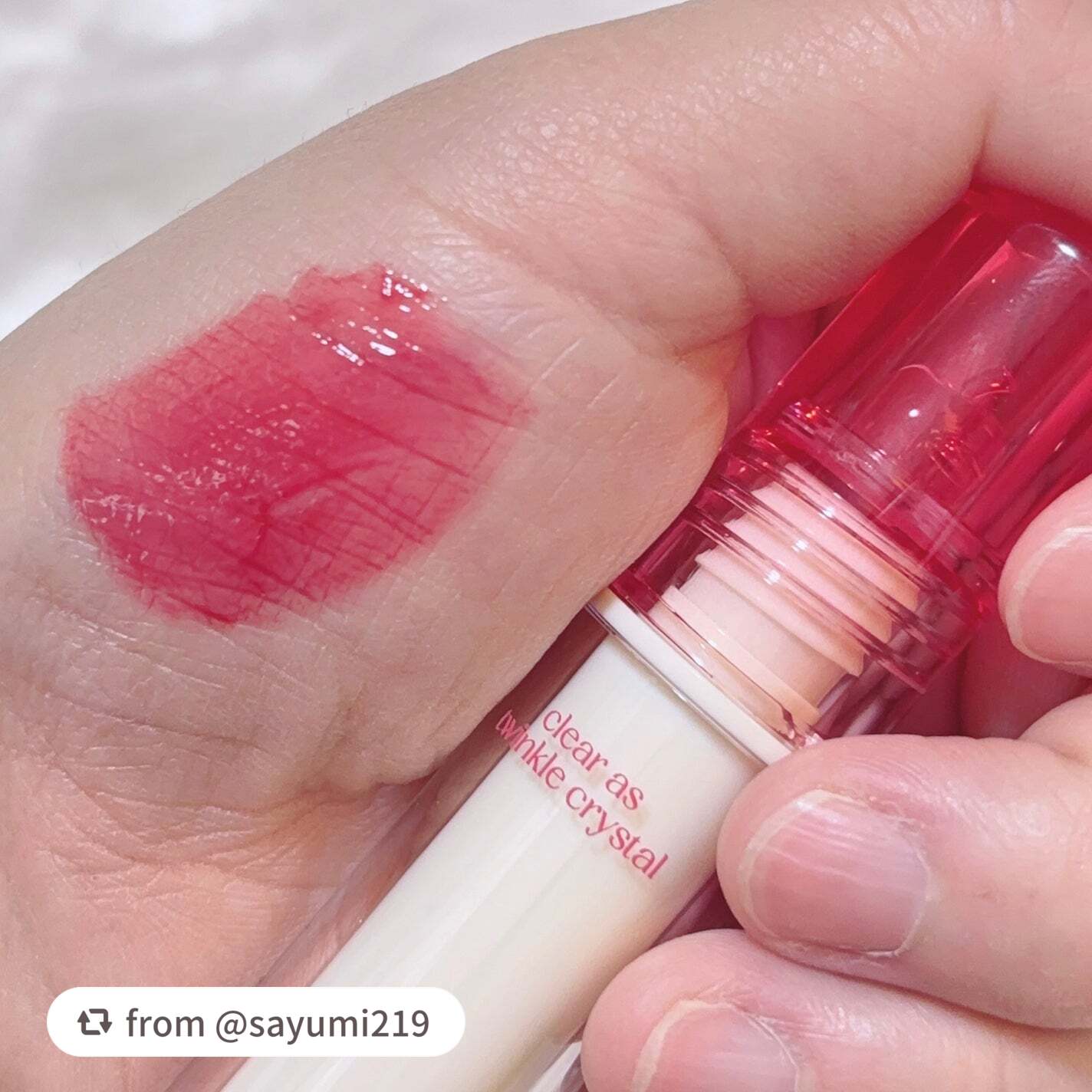 クリスタル グラム ティント/CLIO/リップティントを使ったクチコミ(8枚目)