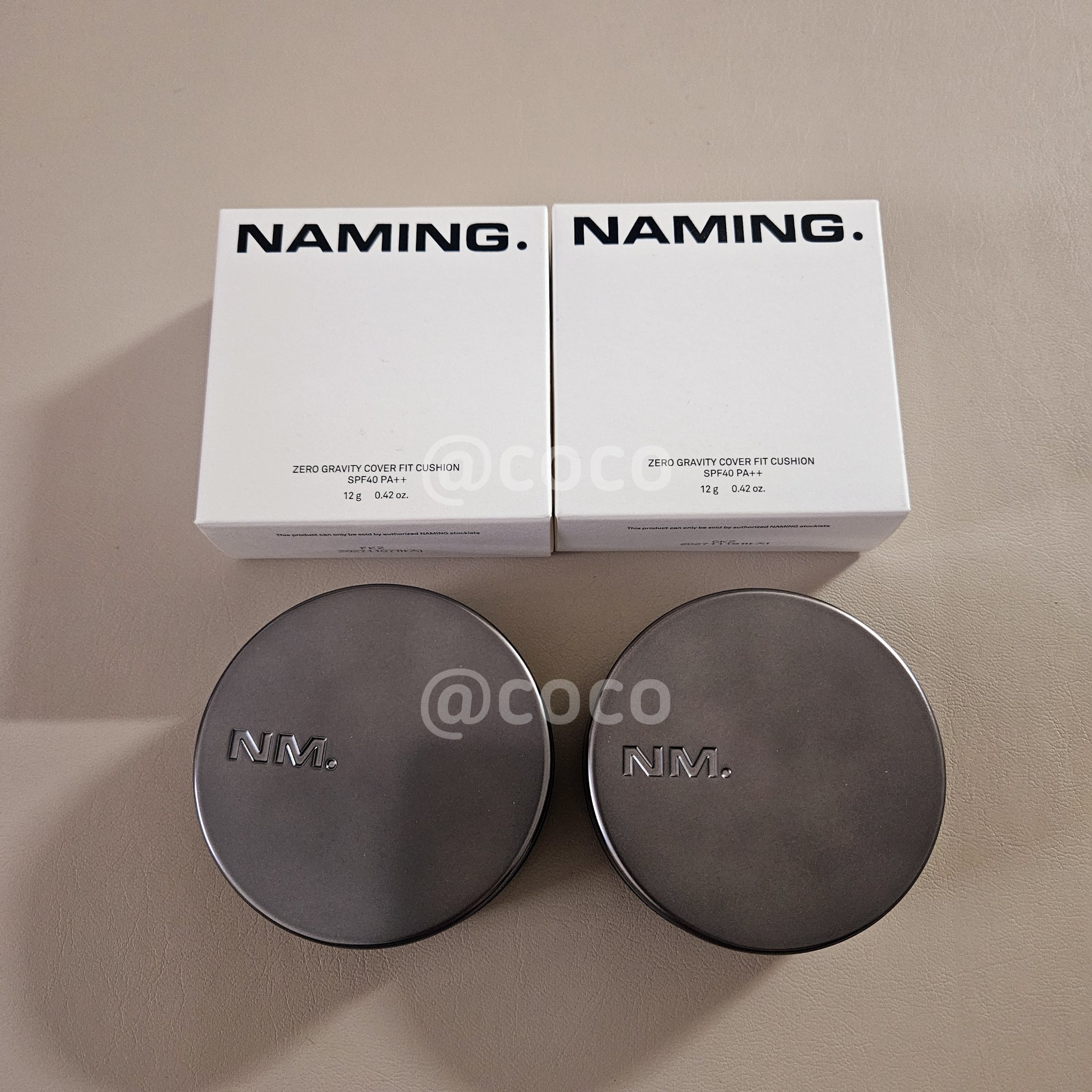 ネーミング ゼログラビティ カバーフィットクッション/NAMING./クッションファンデーションを使ったクチコミ（1枚目）