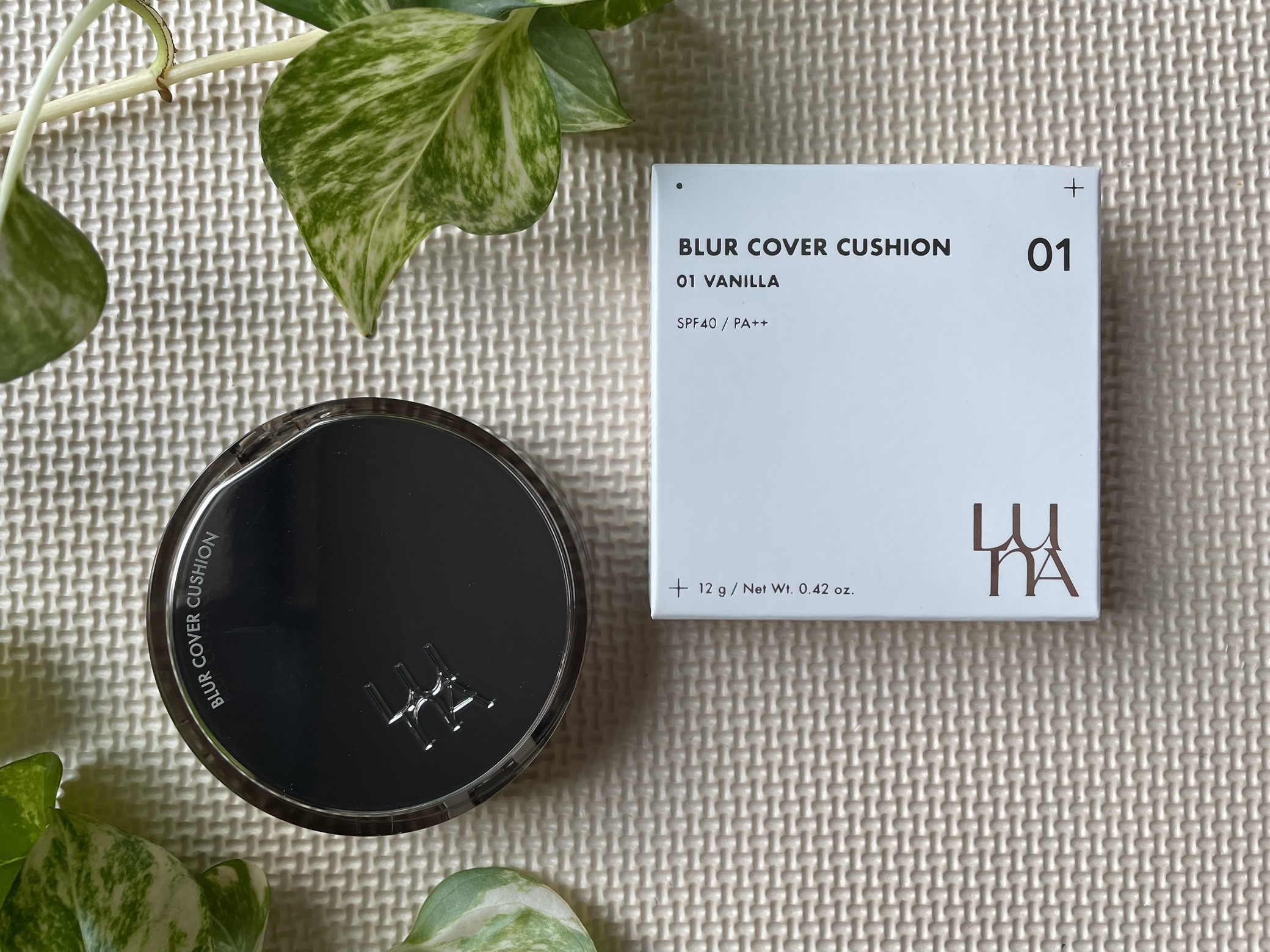 ブラーカバークッション/LUNA/クッションファンデーションを使ったクチコミ（2枚目）