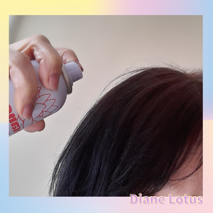 ロータス シャイニーオイル ヘアスプレー フィグ&ローズの香り/ダイアン/ヘアスプレーを使ったクチコミ(5枚目)