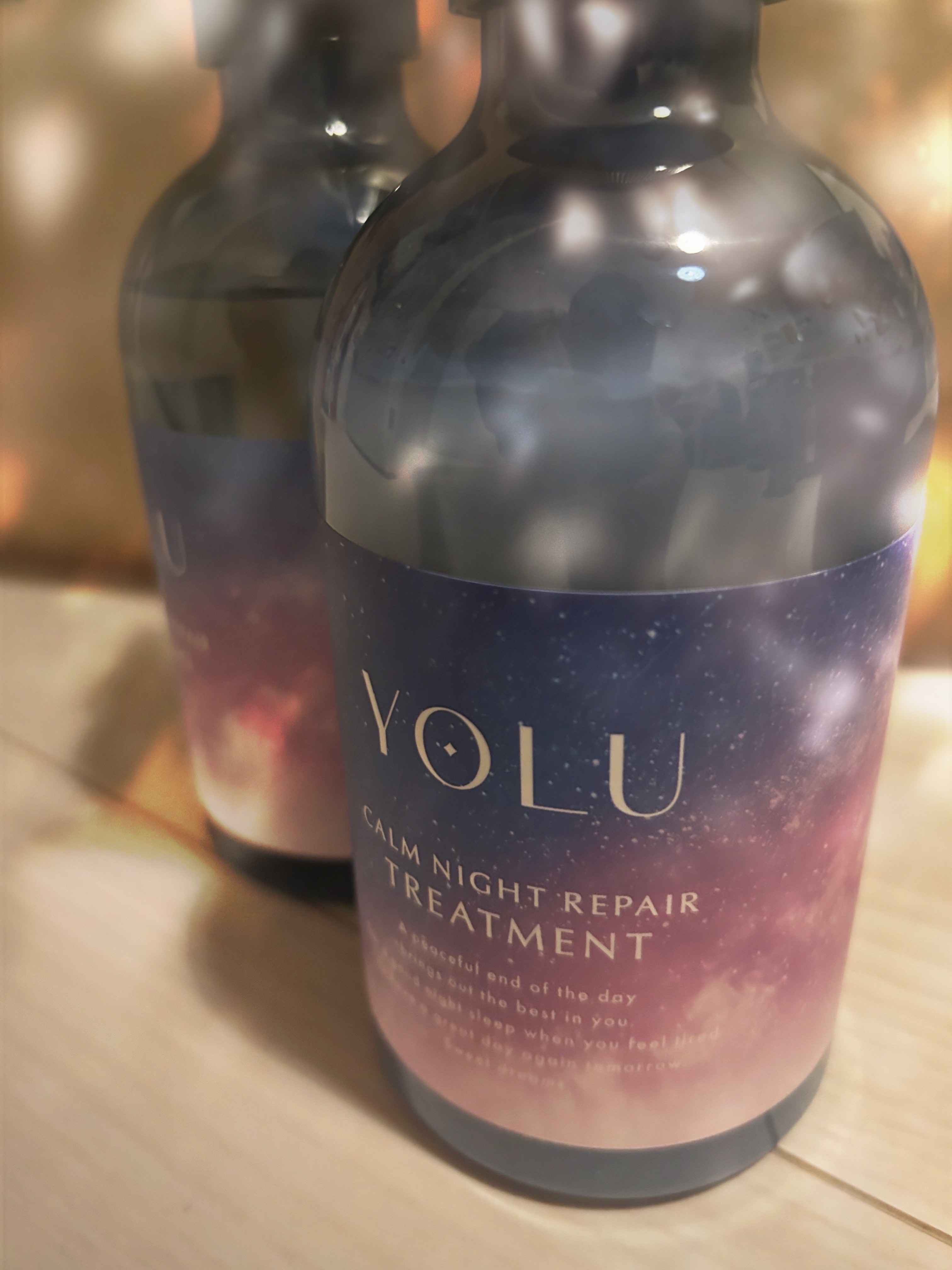 カームナイトリペアシャンプー／トリートメント/YOLU/シャンプー・コンディショナーを使ったクチコミ（1枚目）