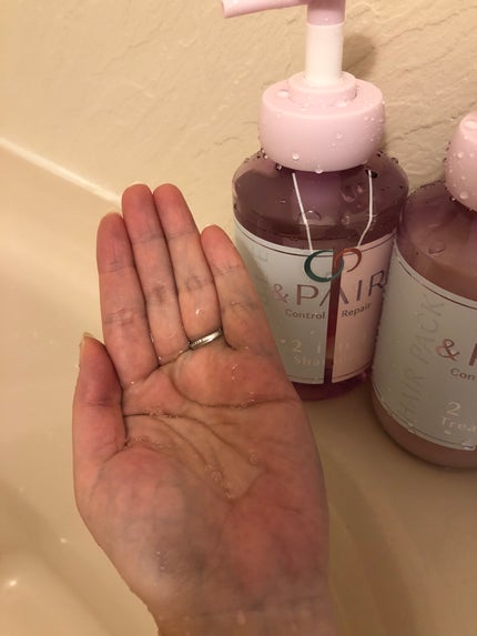 アンドペア コントロール リペア 2in1 シャンプー&ヘアトリートメント/&PAIR/市販シャンプーを使ったクチコミ(2枚目)