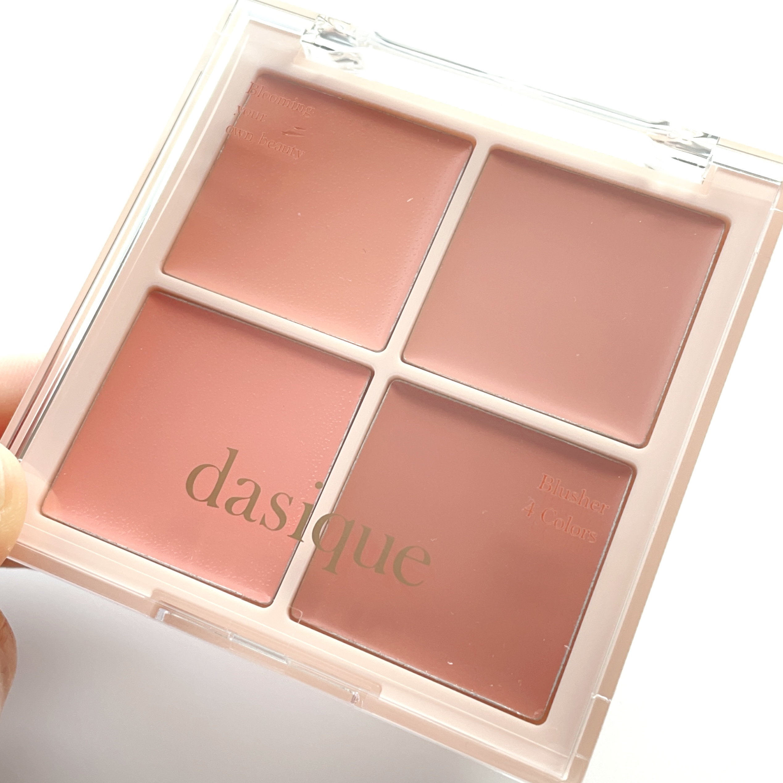 ブレンディングムードチーク 18 ミルキーアプリコット/dasique/パウダーチークを使ったクチコミ（2枚目）