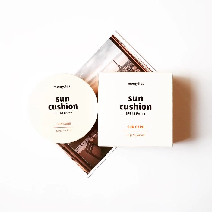 日焼け止めクッション SPF 43 PA+++/モンディエス/日焼け止めローションを使ったクチコミ（1枚目）