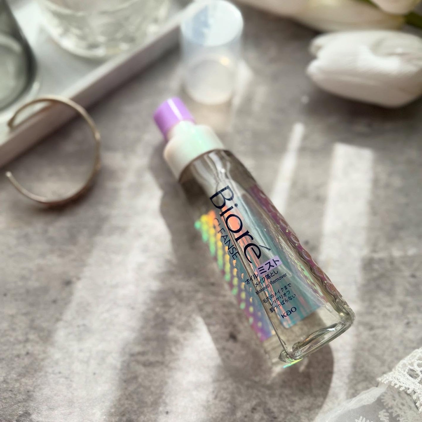 ザ クレンズ オイルミストメイク落とし/ビオレ/オイルクレンジングを使ったクチコミ(2枚目)