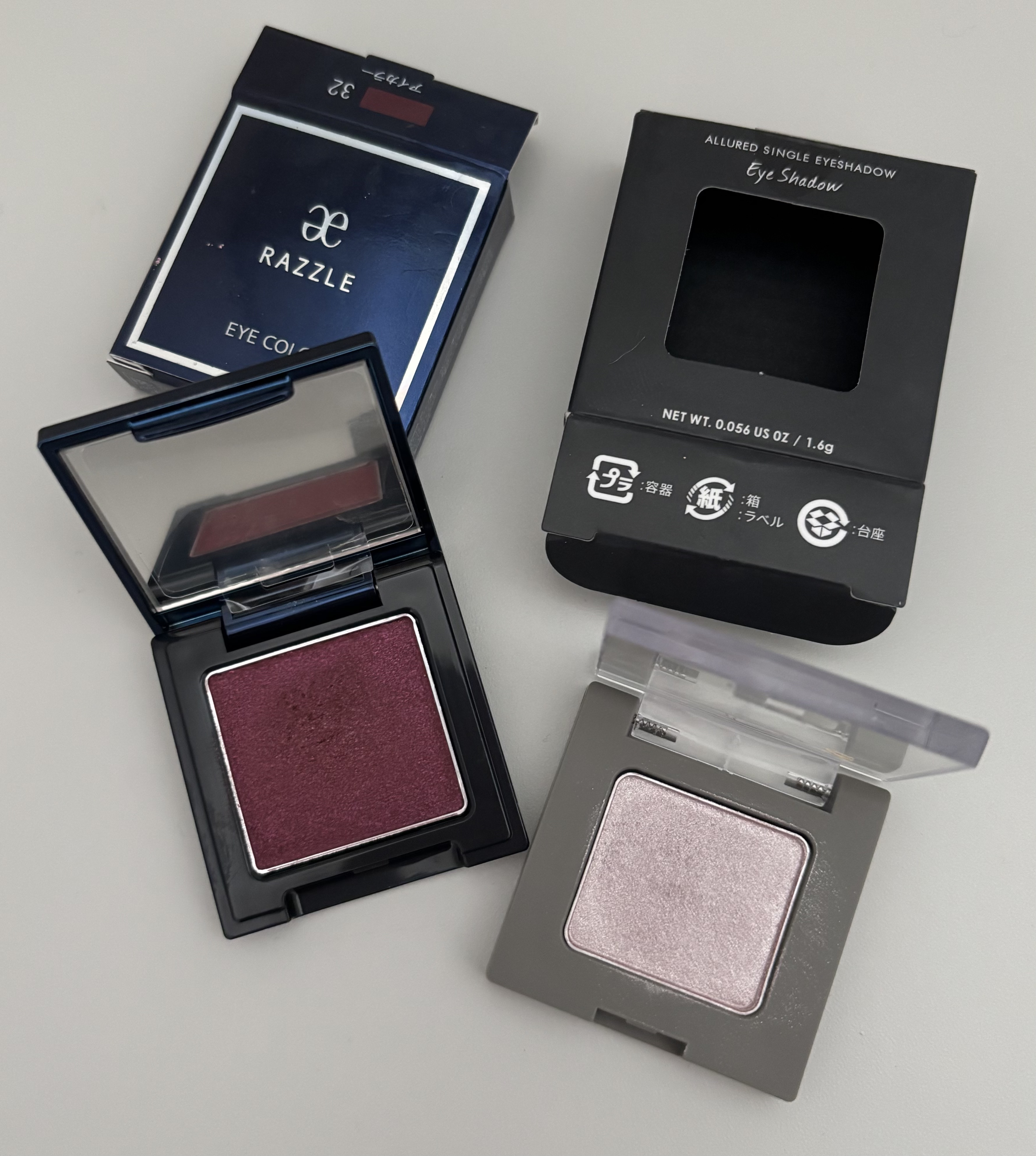 アリュールド シングル アイシャドウ/DAZZSHOP/単色アイシャドウを使ったクチコミ（1枚目）