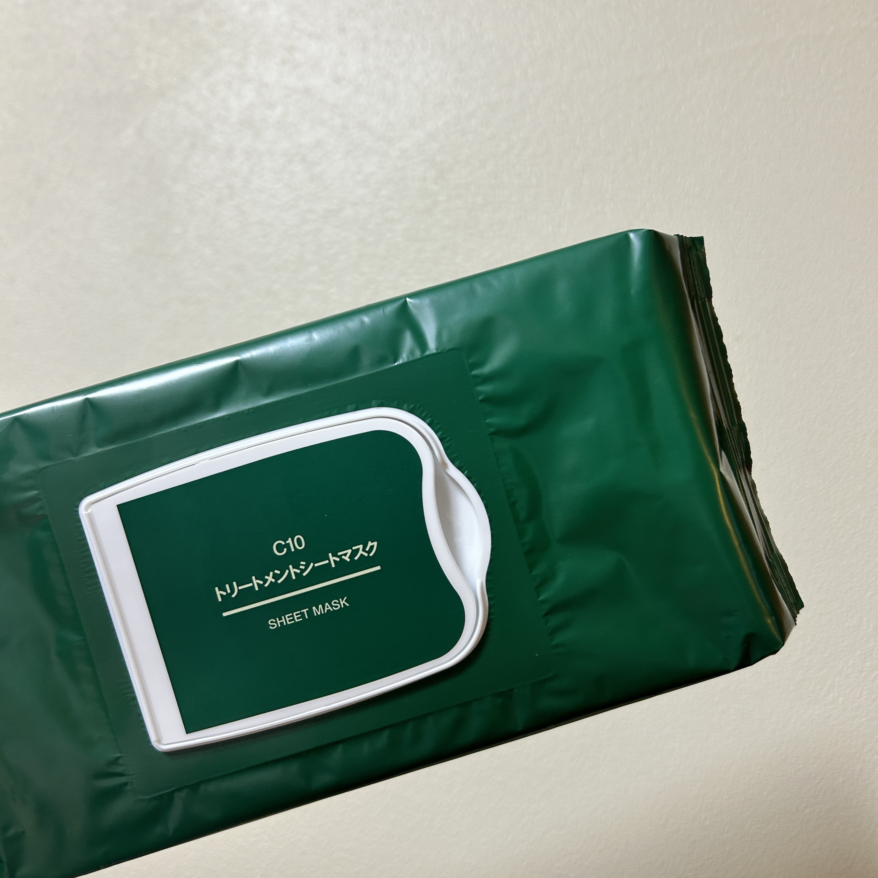  c10 トリートメントシートマスク/無印良品/シートマスク・パックを使ったクチコミ（1枚目）
