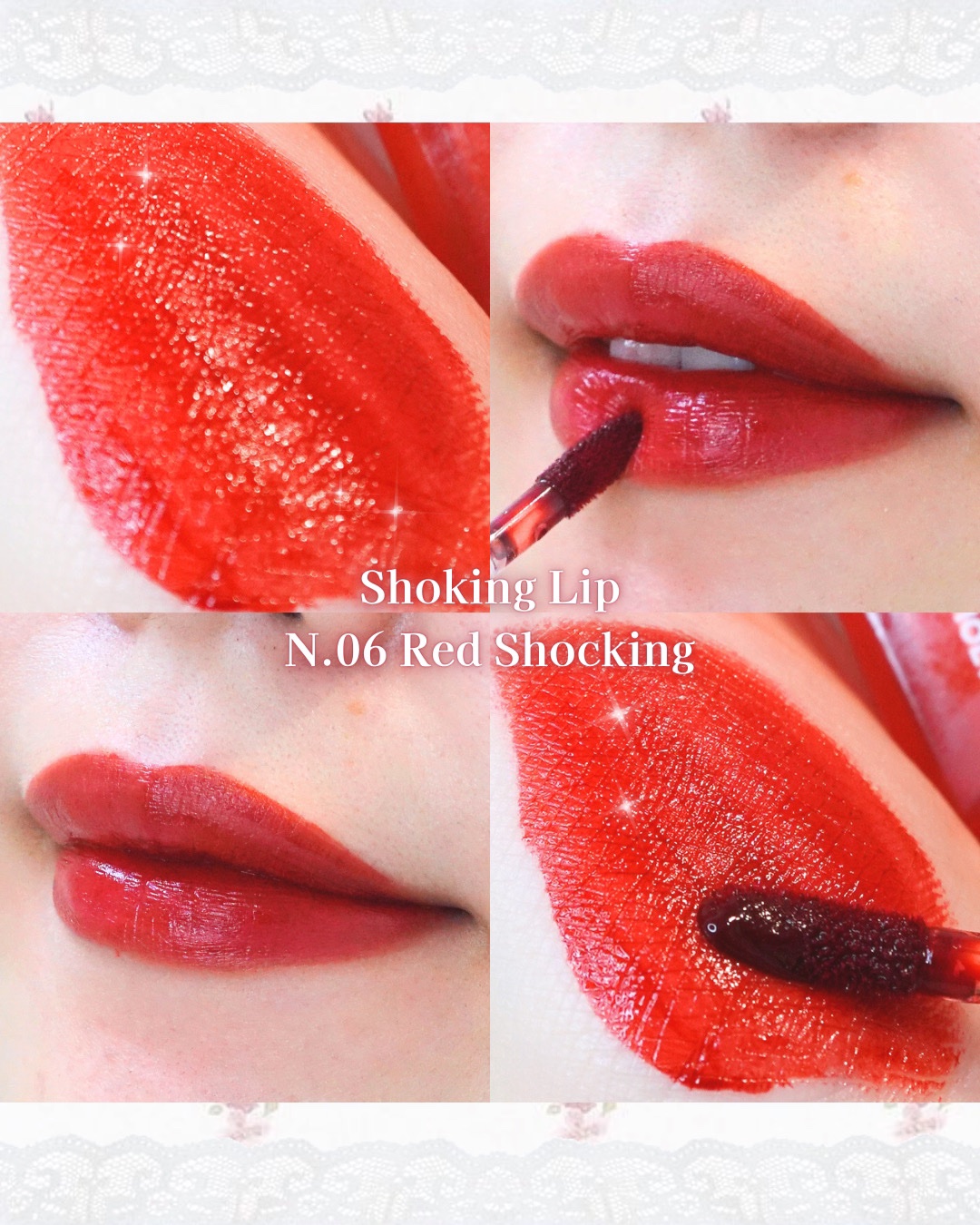 ショッキングリップティント/TONYMOLY/リップティントを使ったクチコミ（3枚目）