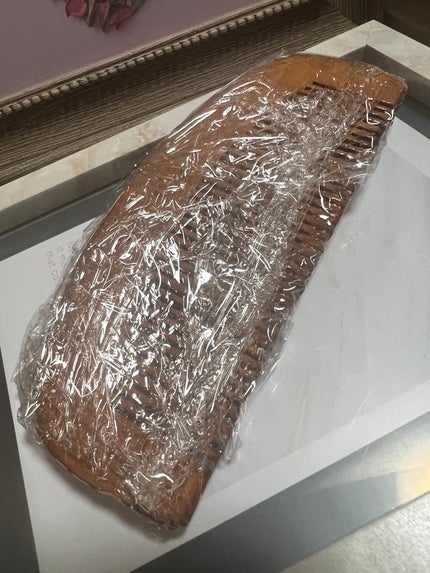 桃の木櫛/DAISO/ヘアコームを使ったクチコミ(6枚目)