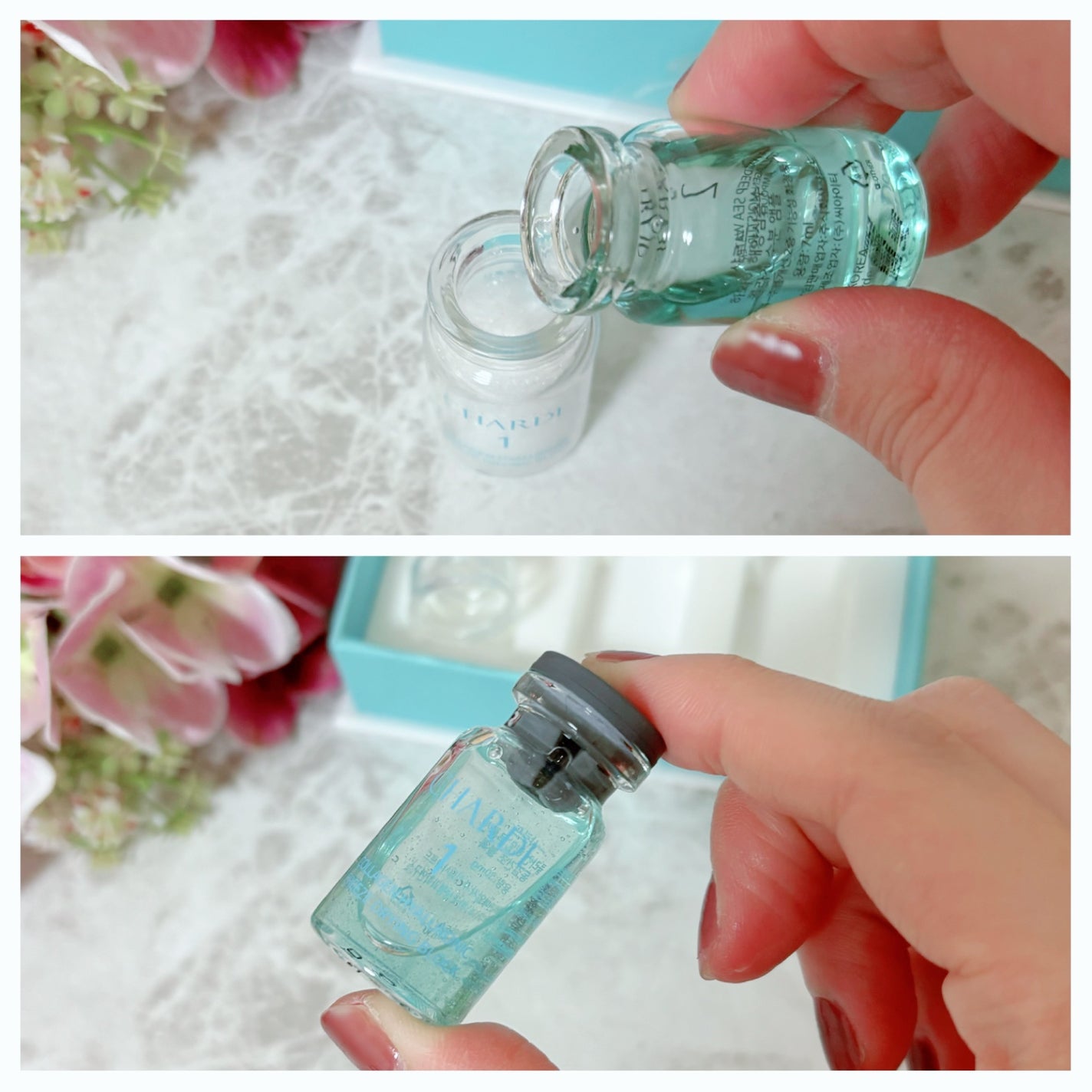 クラウドアンプル 1week キット/CHARDE/美容液を使ったクチコミ(2枚目)