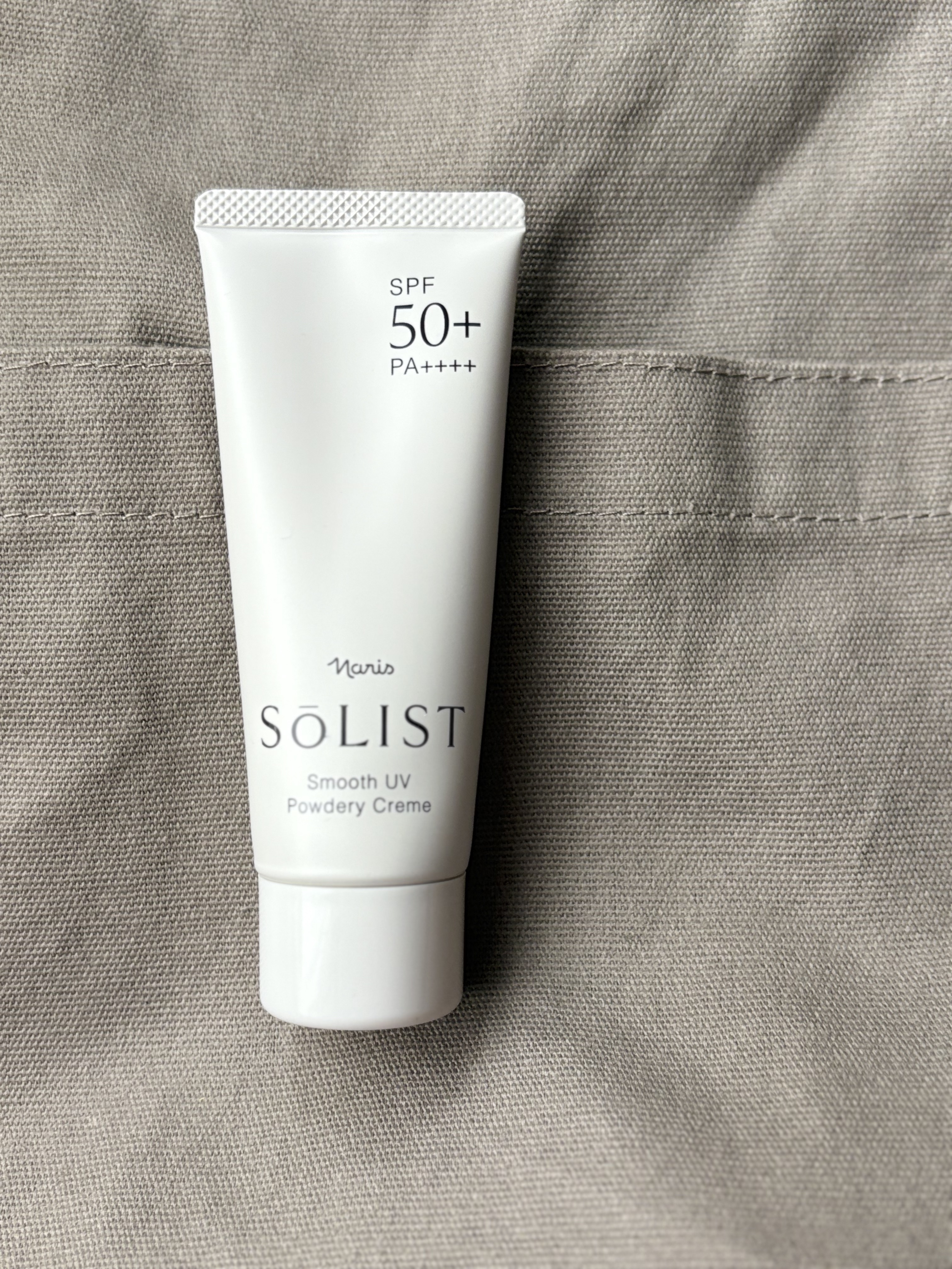 ソリスト スムースUV パウダリークリーム/ナリス化粧品/日焼け止めクリームを使ったクチコミ（1枚目）