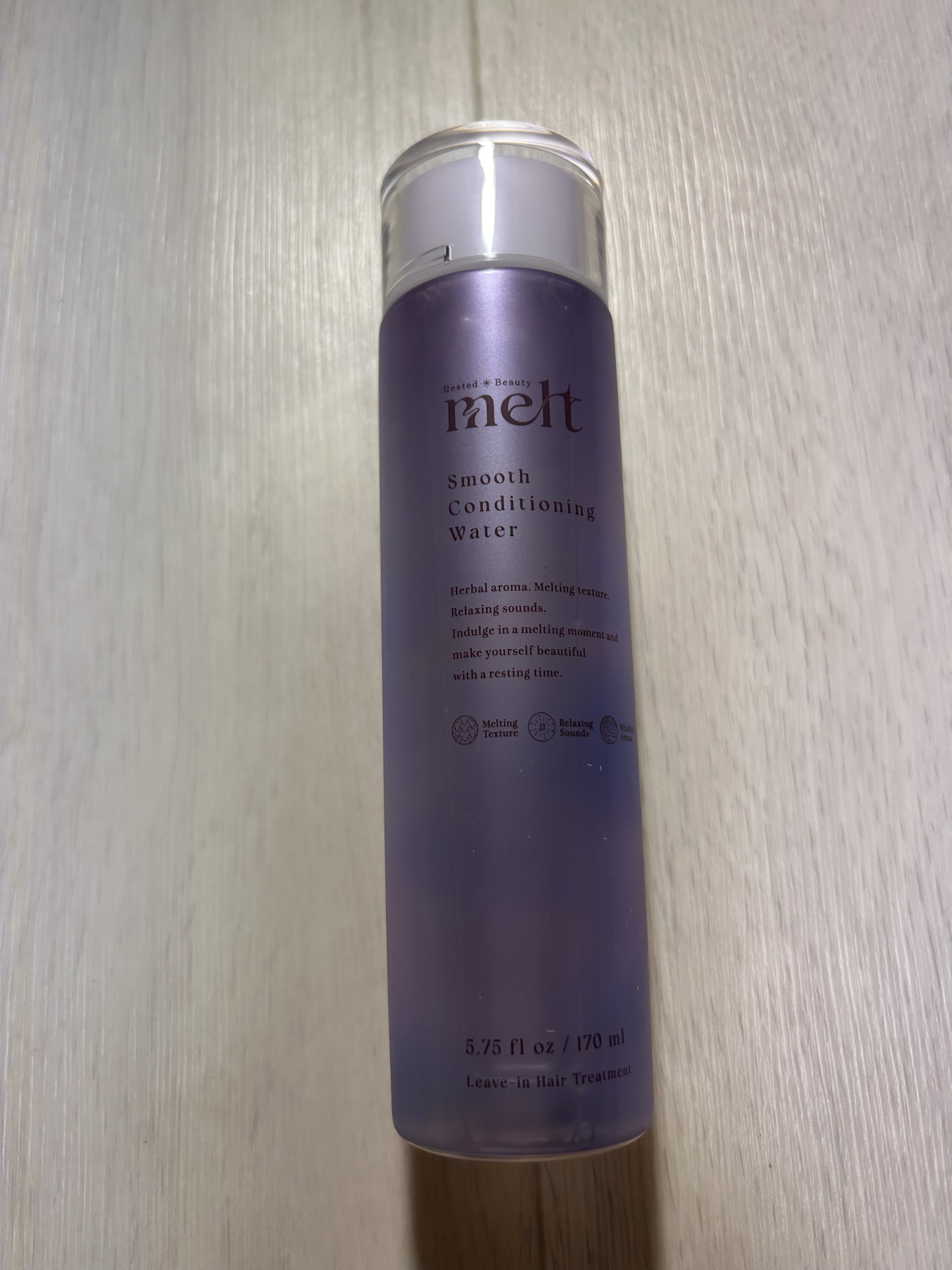 スムース コンディショニング ウォーター/melt/アウトバストリートメントを使ったクチコミ（1枚目）