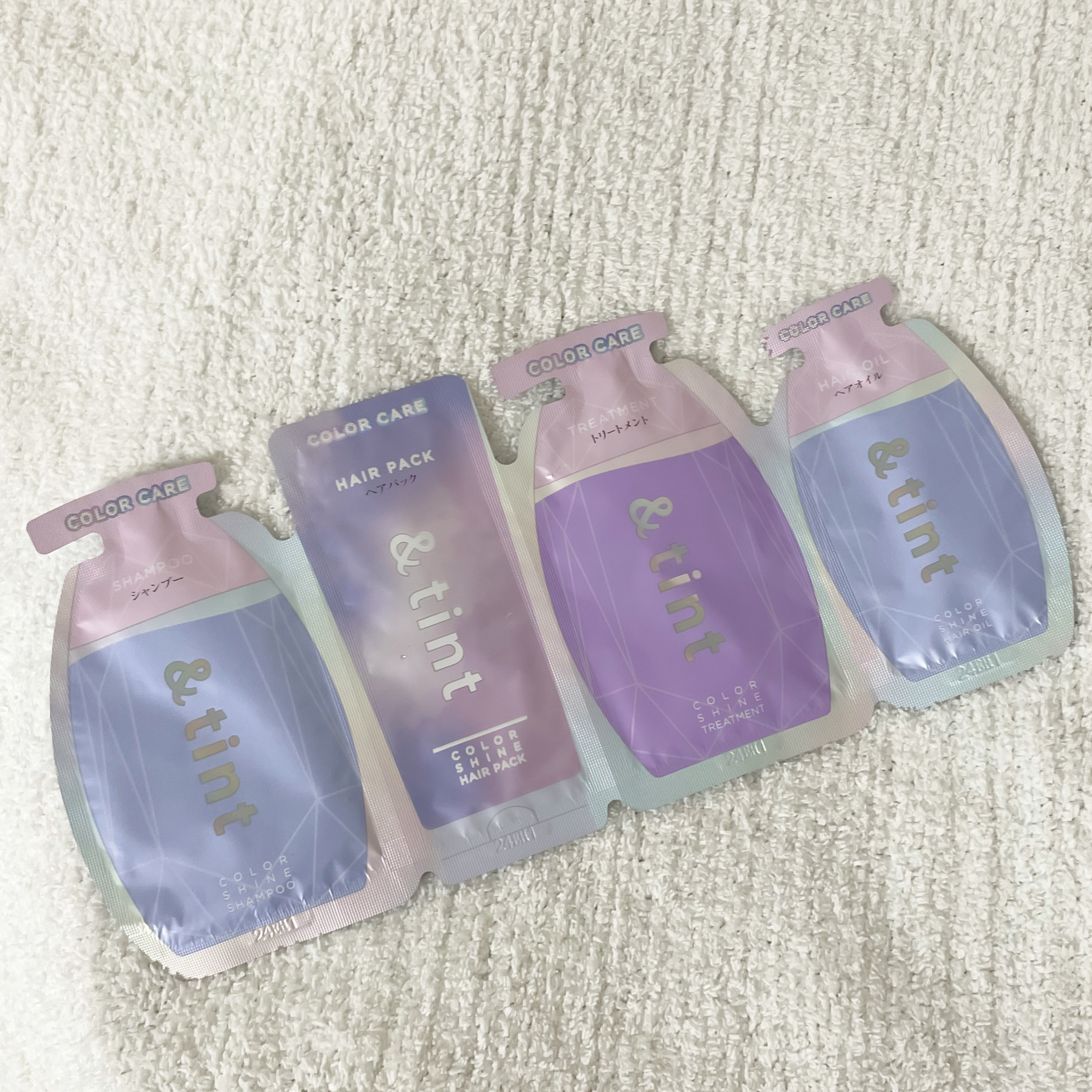 アンドティント カラーシャイン シャンプー/ヘアトリートメント/&tint/市販シャンプーを使ったクチコミ（1枚目）