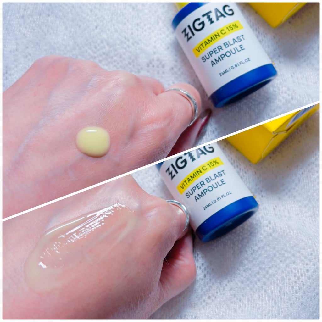 ビタミンC15%スーパーブラストアンプル/ZIGTAG/美容液を使ったクチコミ(3枚目)