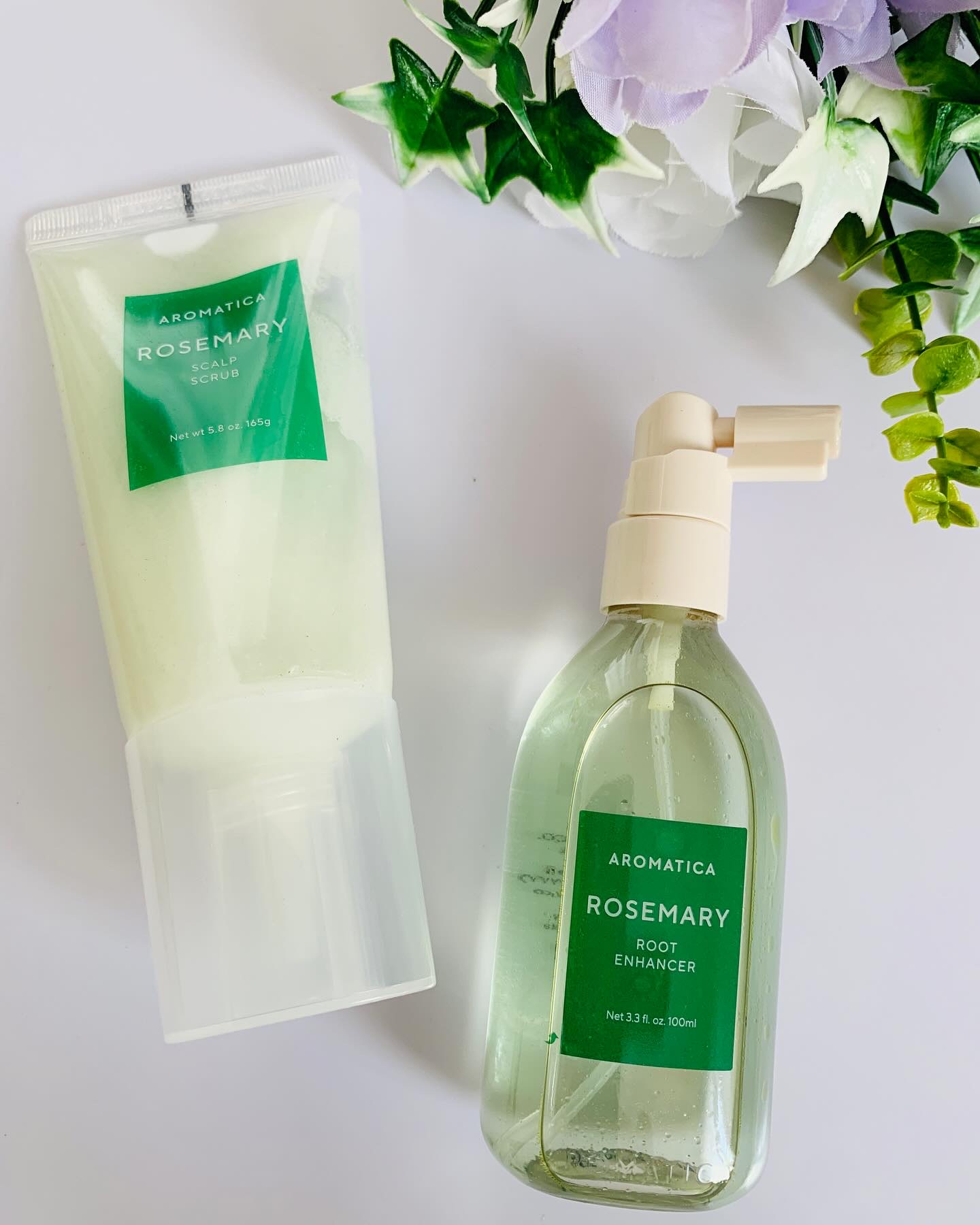 ローズマリールートエンハンサー/AROMATICA/頭皮ローションを使ったクチコミ（1枚目）