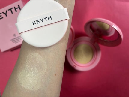 ピンクマグネットクッション/KEYTH/クッションファンデーションを使ったクチコミ(4枚目)