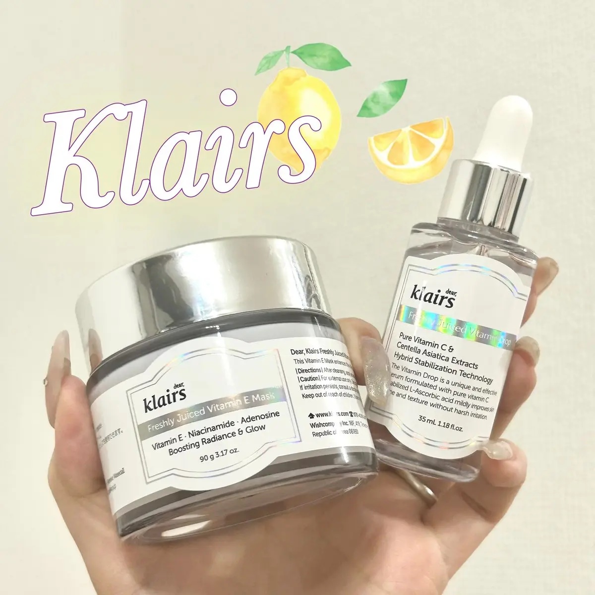 フレッシュリージュースドビタミンドロップ(35ml)/Klairs/美容液を使ったクチコミ（1枚目）