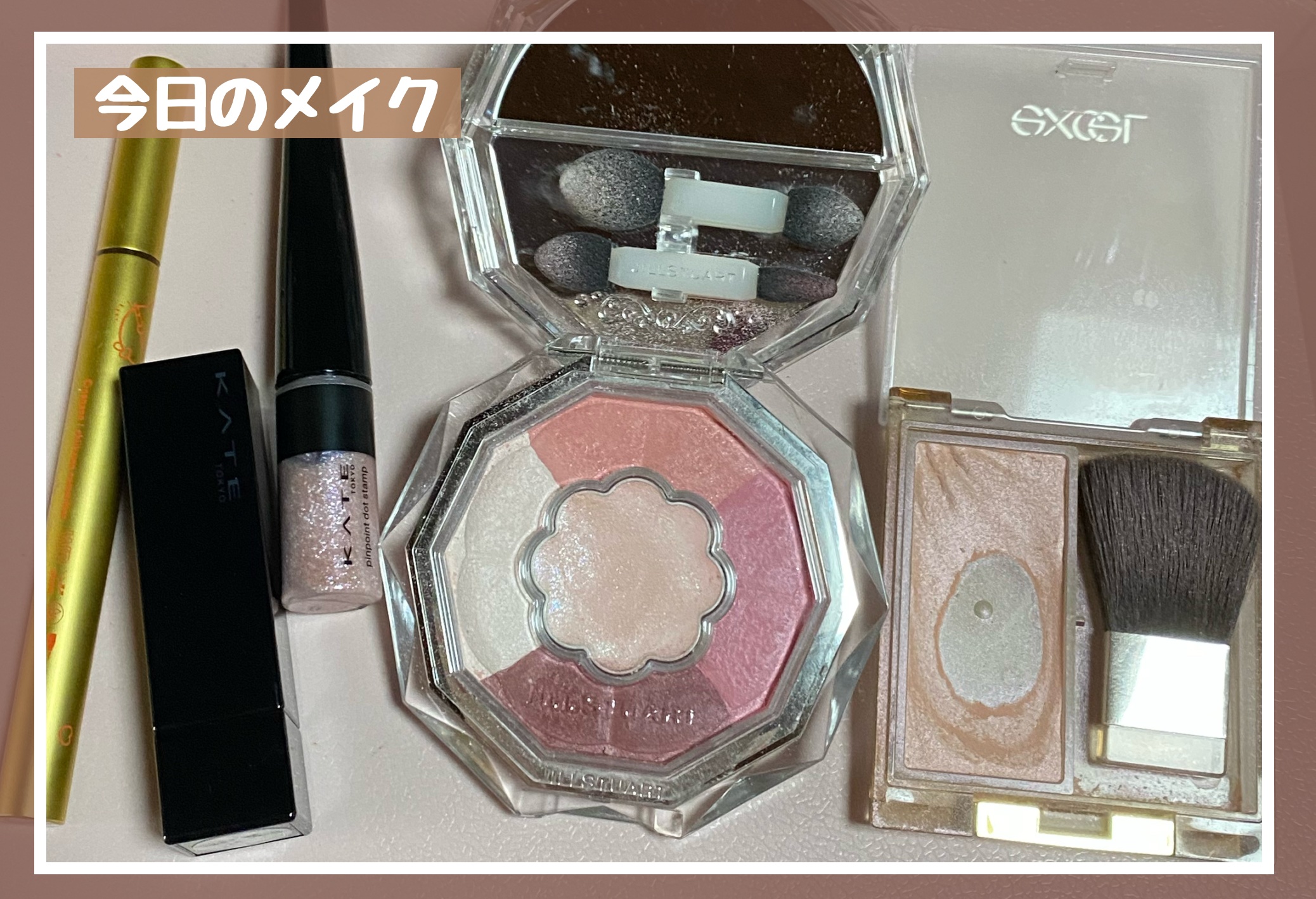 ジルスチュアート クリスタルブルーム ブルームクチュール アイズ/JILL STUART/アイシャドウパレットを使ったクチコミ（1枚目）