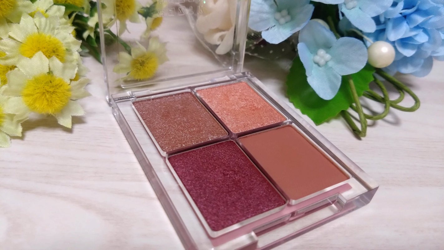 4色アイシャドウパレット/aZTK/アイシャドウパレットを使ったクチコミ(2枚目)