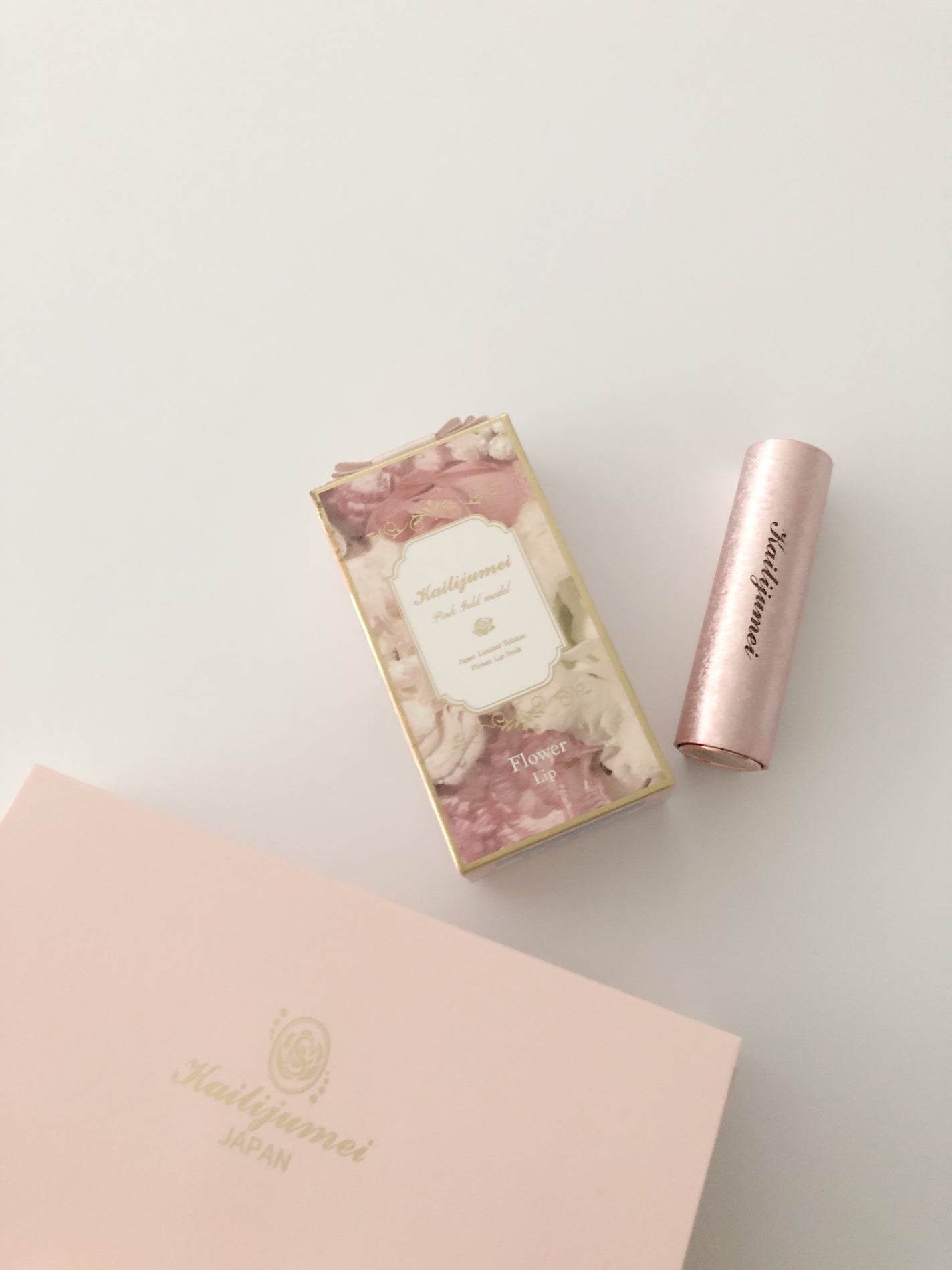 フラワーリップ 日本限定ピンクゴールドモデル/Kailijumei/口紅を使ったクチコミ(7枚目)