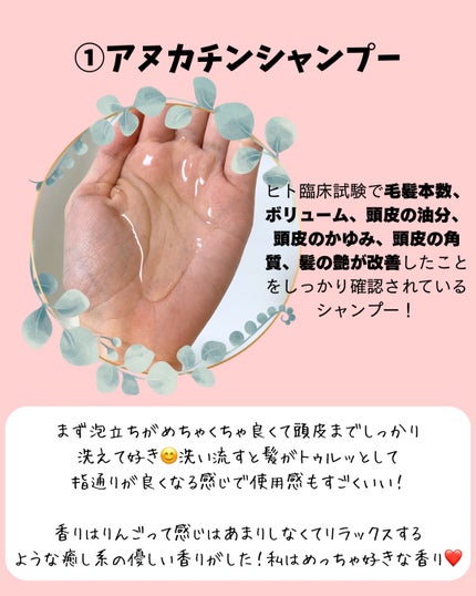 モエブ アヌカチン シャンプー/トリートメント/moev/市販シャンプーを使ったクチコミ(4枚目)