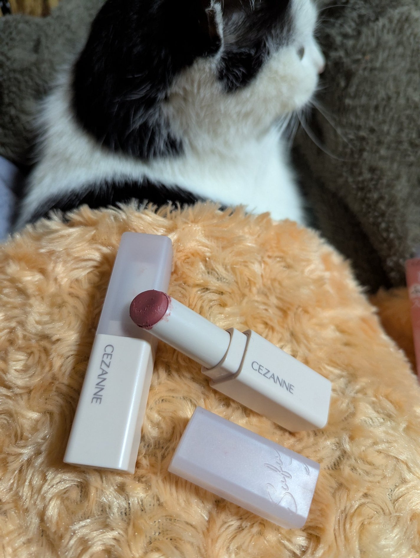 スフレアリップ/CEZANNE/口紅を使ったクチコミ(2枚目)
