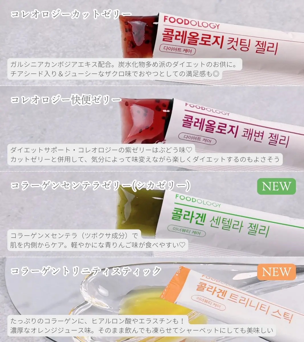 コレオロジーカットゼリー/FOODOLOGY/食品を使ったクチコミ（2枚目）