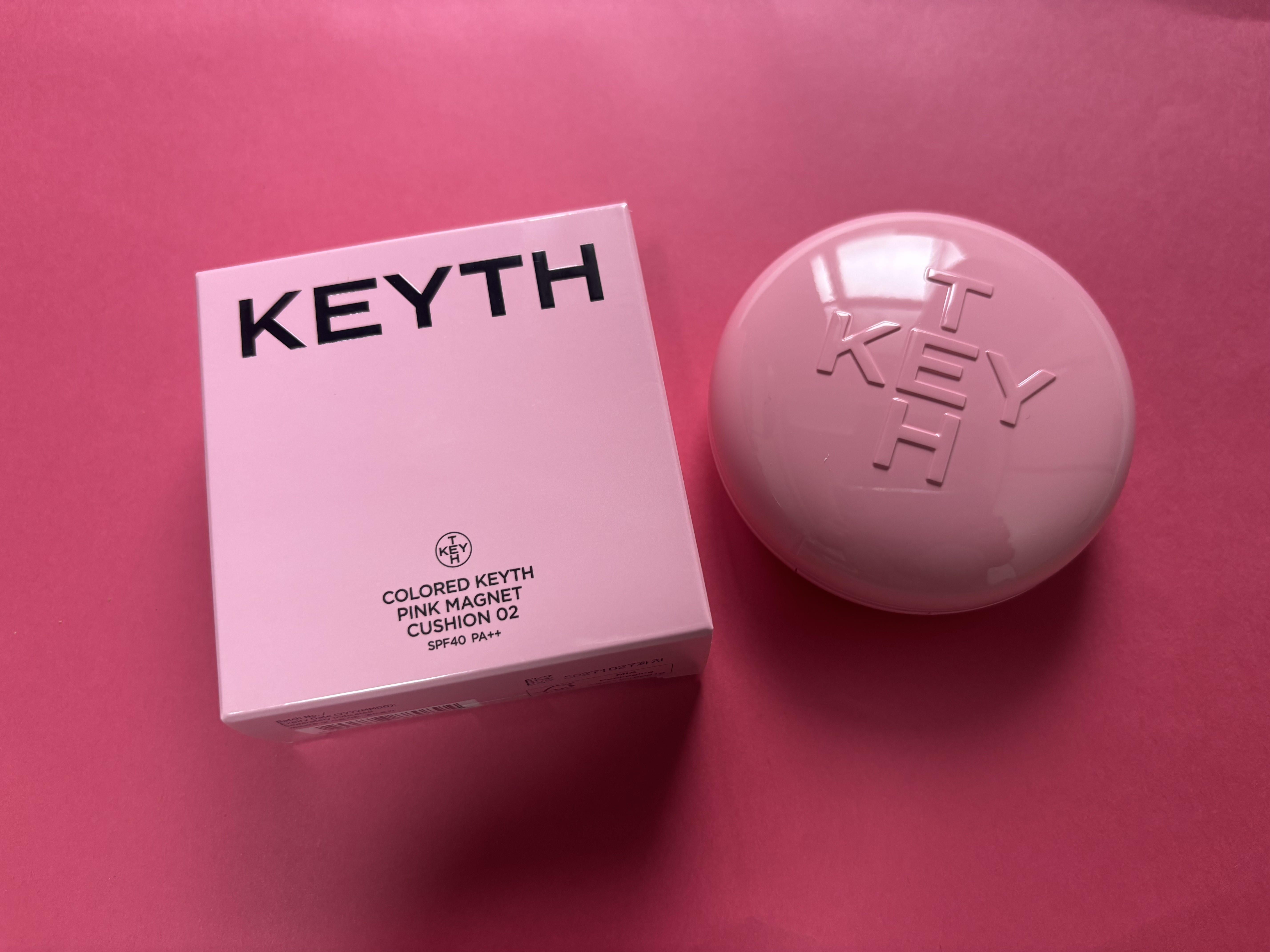 ピンクマグネットクッション/KEYTH/クッションファンデーションを使ったクチコミ（1枚目）