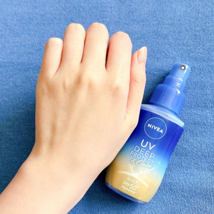 ニベアUV ディーププロテクト&ケア ミルクミスト/ニベア/日焼け止めミスト・スプレーを使ったクチコミ(6枚目)