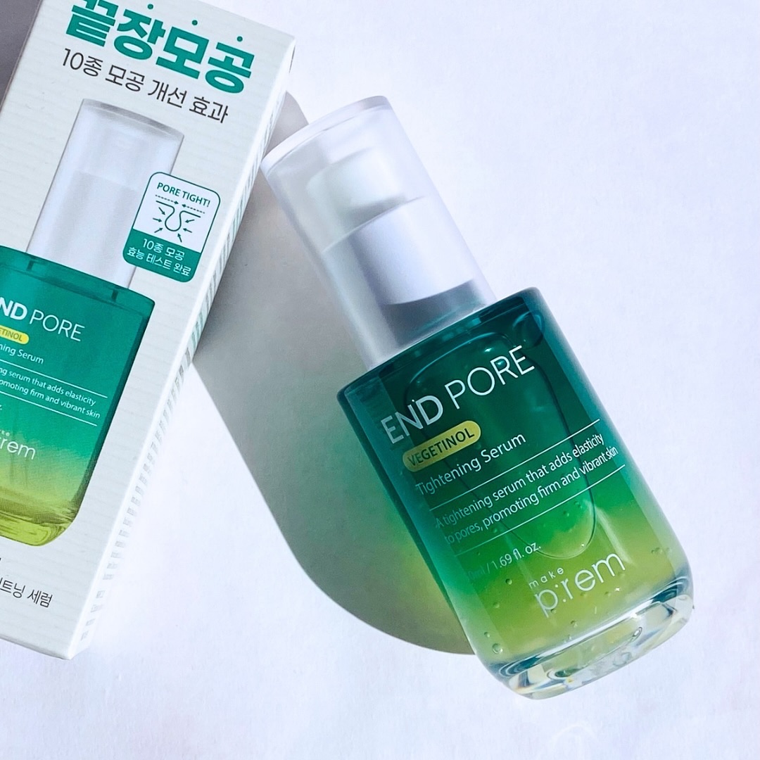 エンドポアベジチノールタイト二ングセラム/make prem/美容液を使ったクチコミ（1枚目）