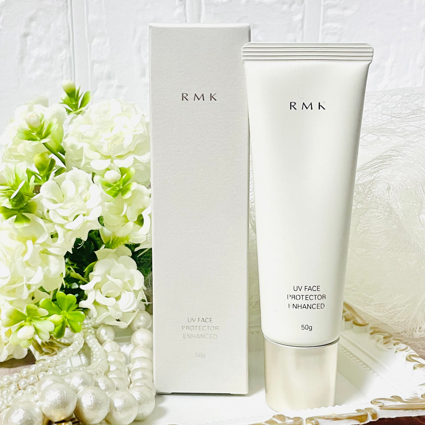 RMK UVフェイスプロテクター エンハンスト/RMK/日焼け止めクリームを使ったクチコミ(4枚目)