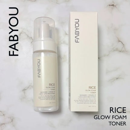 ライス グロウ フォームトナー/FABYOU/化粧水を使ったクチコミ(1枚目)