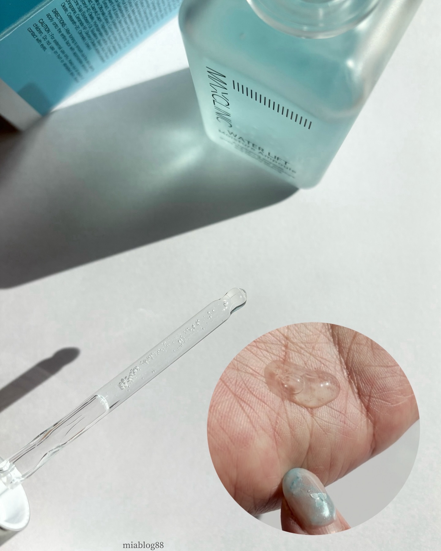 ウォーターリフトモイスチャーアンプル/MAXCLINIC/美容液を使ったクチコミ（2枚目）