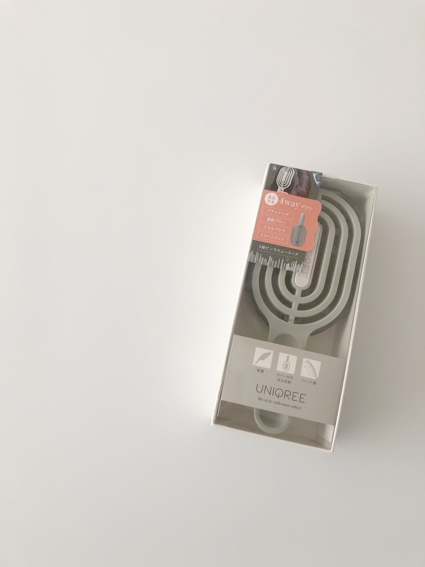 ユニークリー 4wayスムースヘアブラシ/ビー・エヌ/ヘアブラシを使ったクチコミ(7枚目)