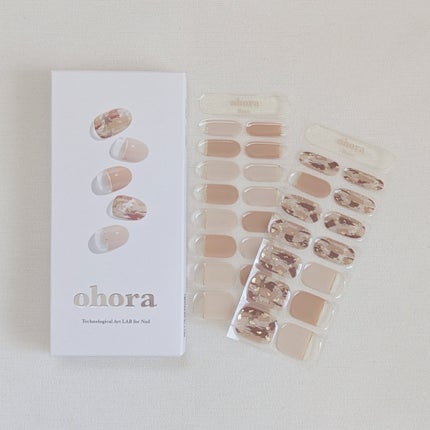 セミキュアジェルネイル(ハンド)/ohora/ネイルシールを使ったクチコミ(2枚目)