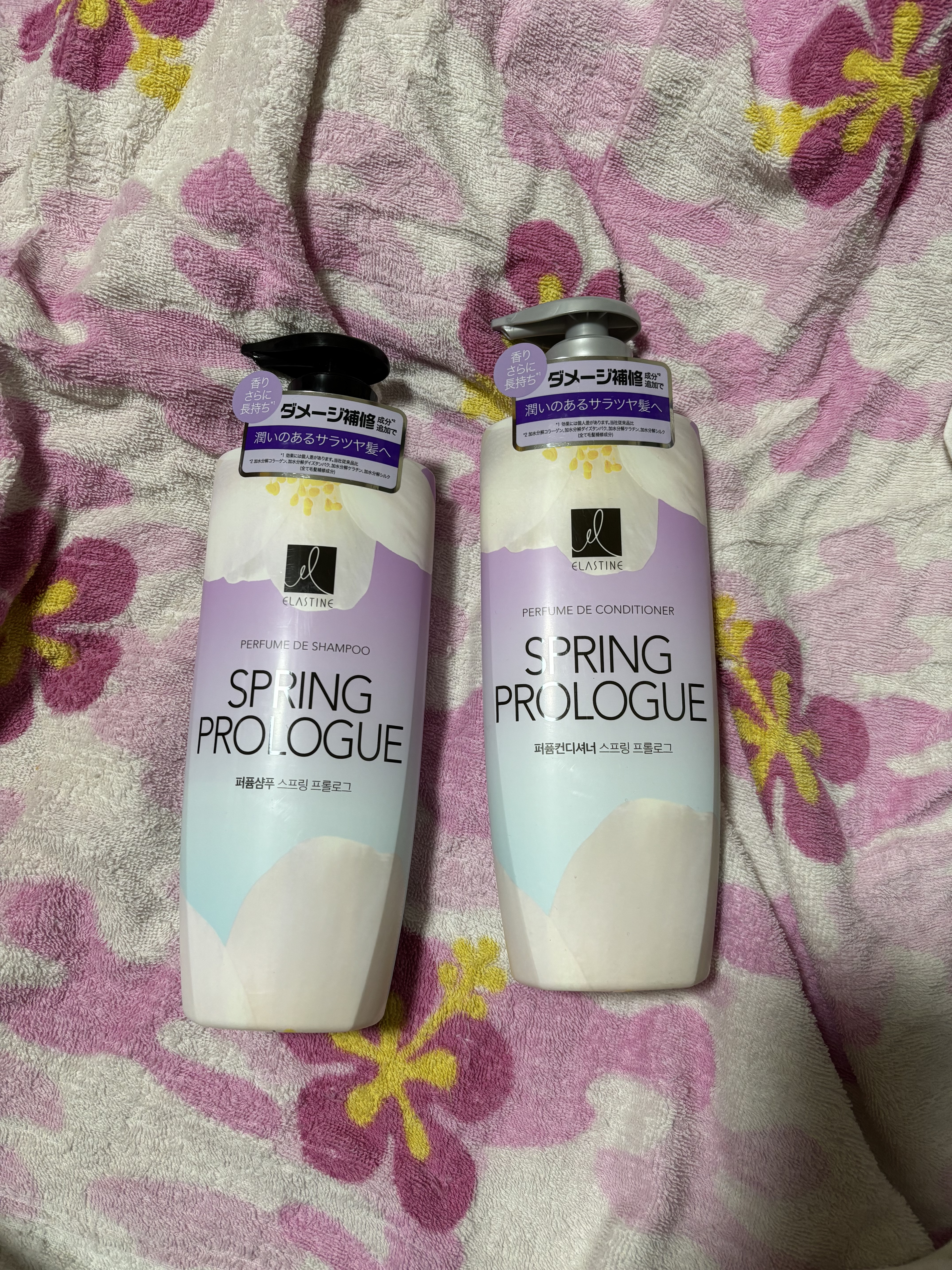 パフュームシャンプー＆コンディショナー/エラスチン/シャンプー・コンディショナーを使ったクチコミ（1枚目）