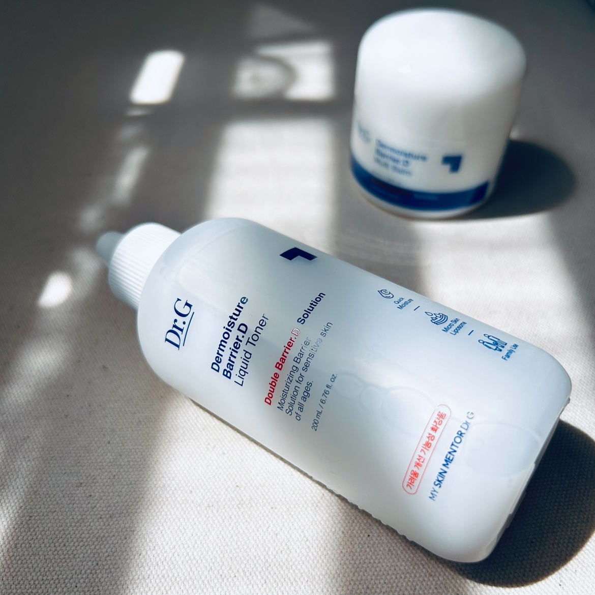 ザモイスチャーバリアDリキッドトナー/Dr.G/化粧水を使ったクチコミ（1枚目）