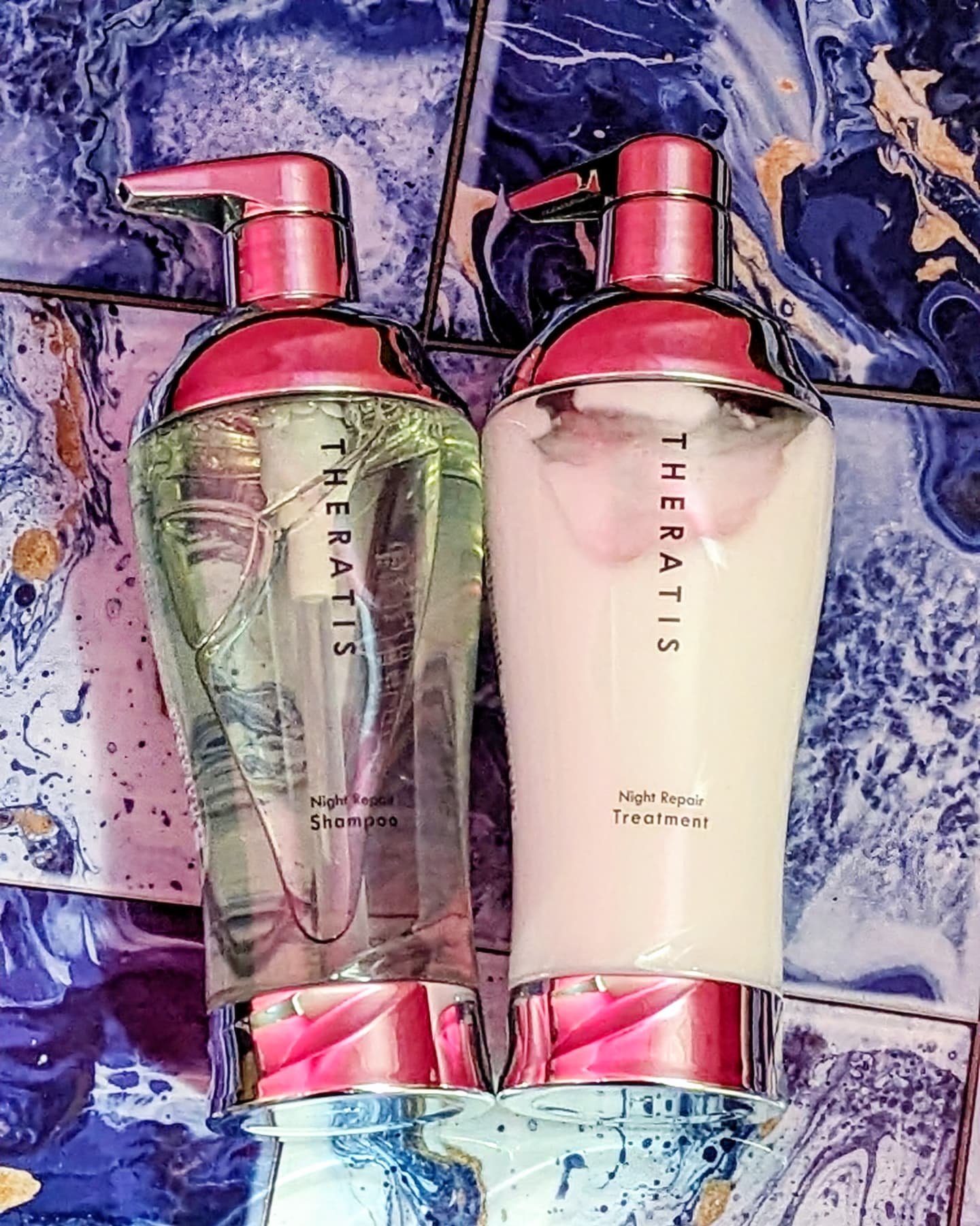 ナイトリペア シャンプー/ヘアトリートメント/THERATIS/シャンプー・コンディショナーを使ったクチコミ（2枚目）