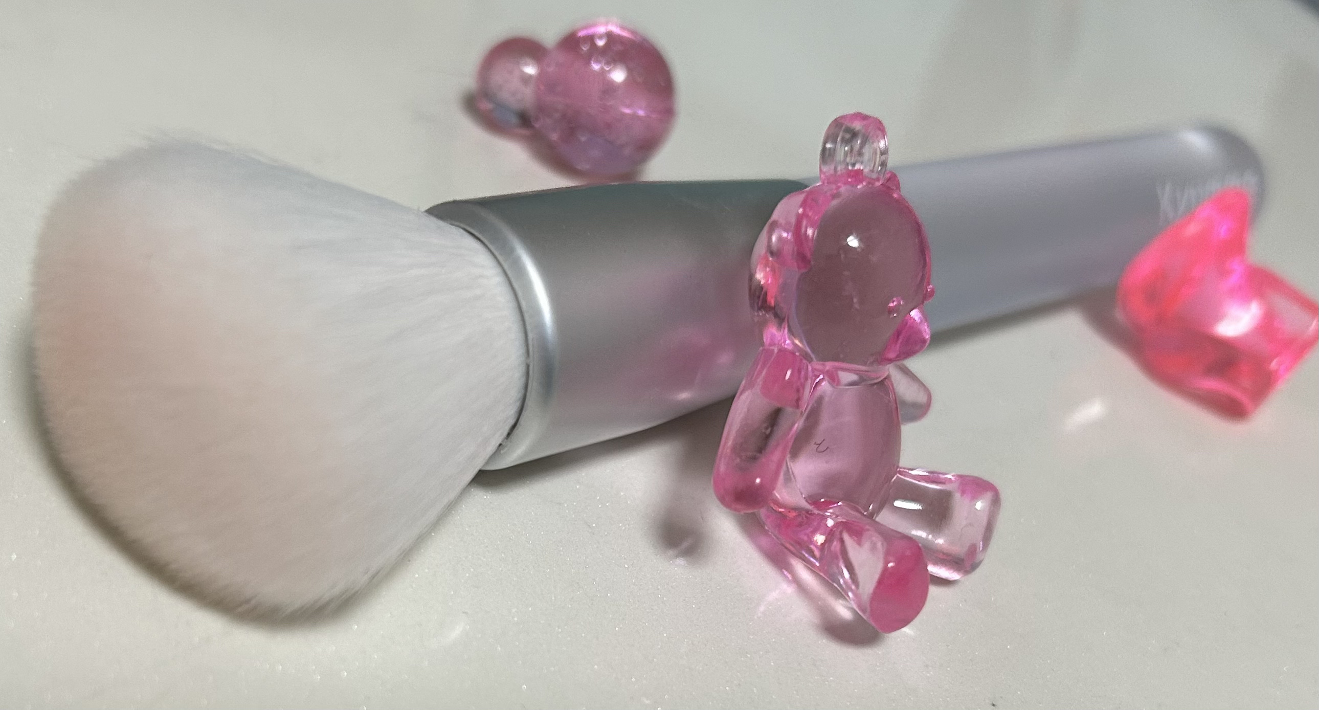 KM チークブラシ/Kyumme/メイクブラシを使ったクチコミ（1枚目）