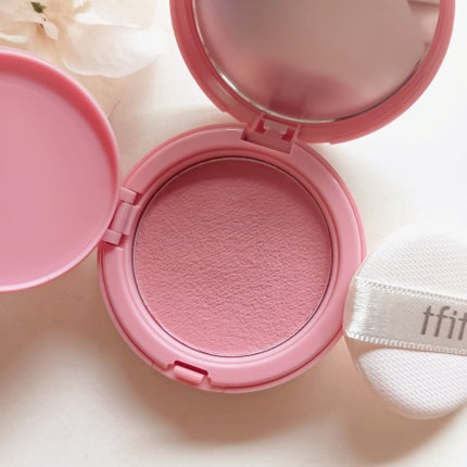 フラッフィーベルベットクッションチーク /TFIT/ジェル・クリームチークを使ったクチコミ(4枚目)