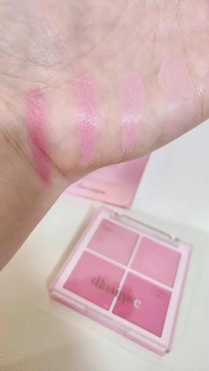 ブレンディングムードチーク/dasique/パウダーチークを使ったクチコミ（3枚目）