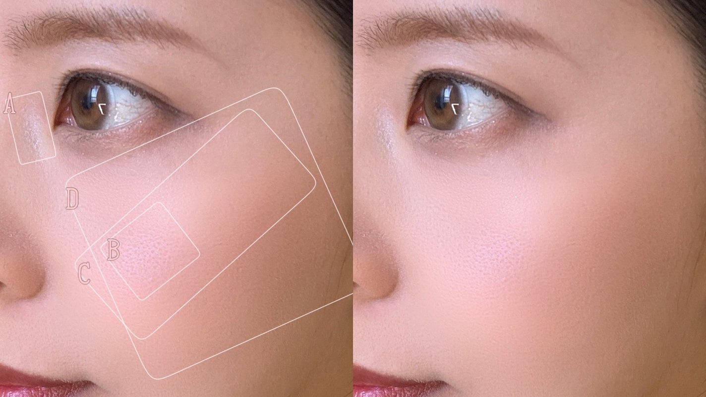 ミックスマッチチークパレット/be aube/パウダーチークを使ったクチコミ(3枚目)