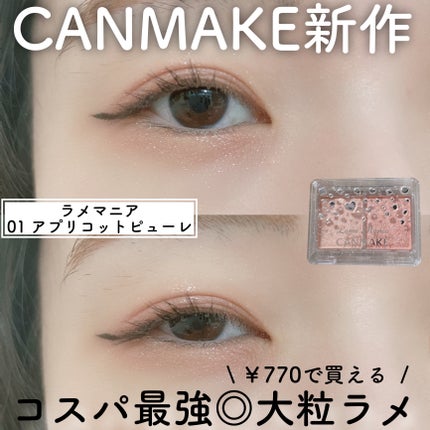 ラメマニア/キャンメイク/アイシャドウを使ったクチコミ(1枚目)