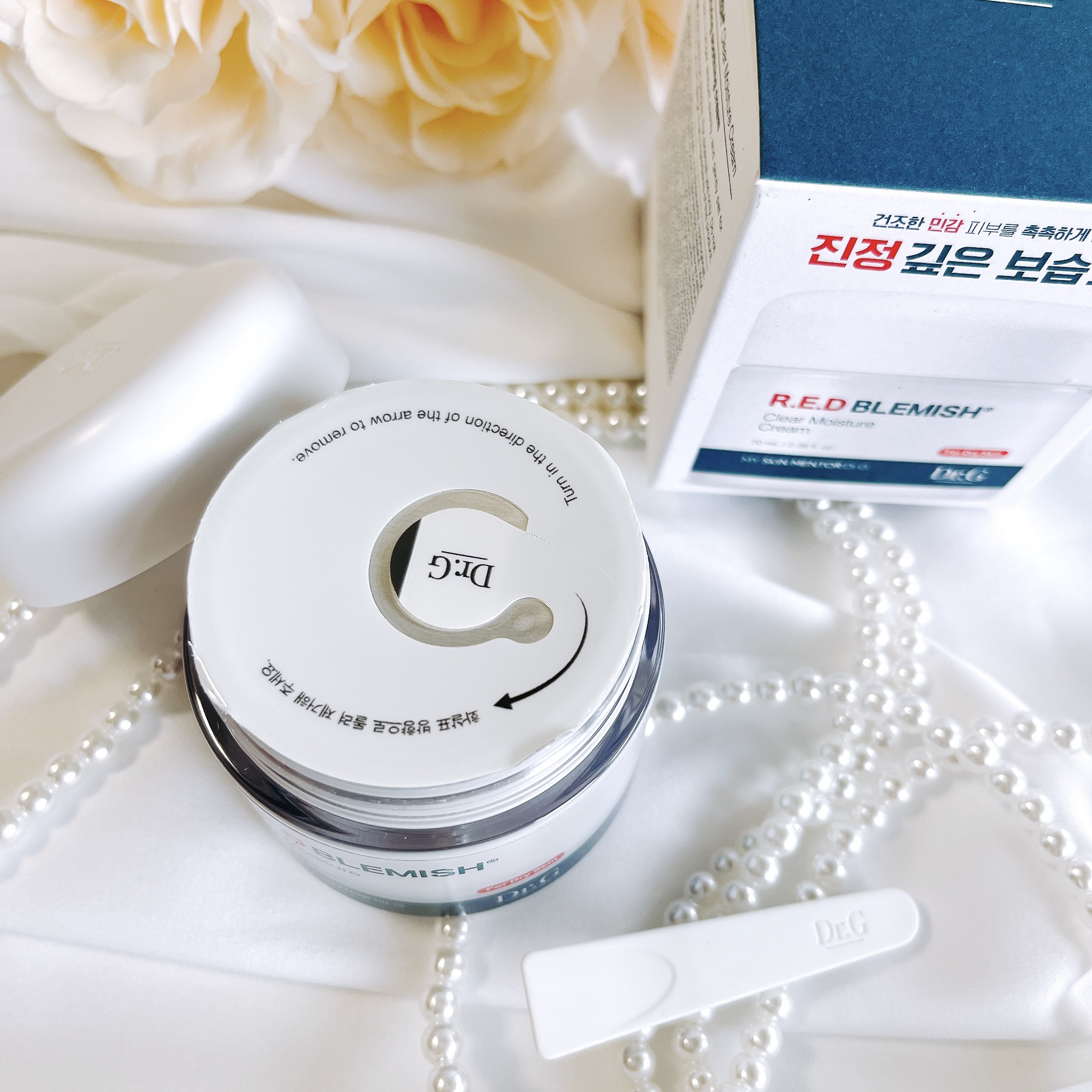 レッドブレミッシュ クリアモイスチャークリーム 50ml/Dr.G/フェイスクリームを使ったクチコミ（2枚目）