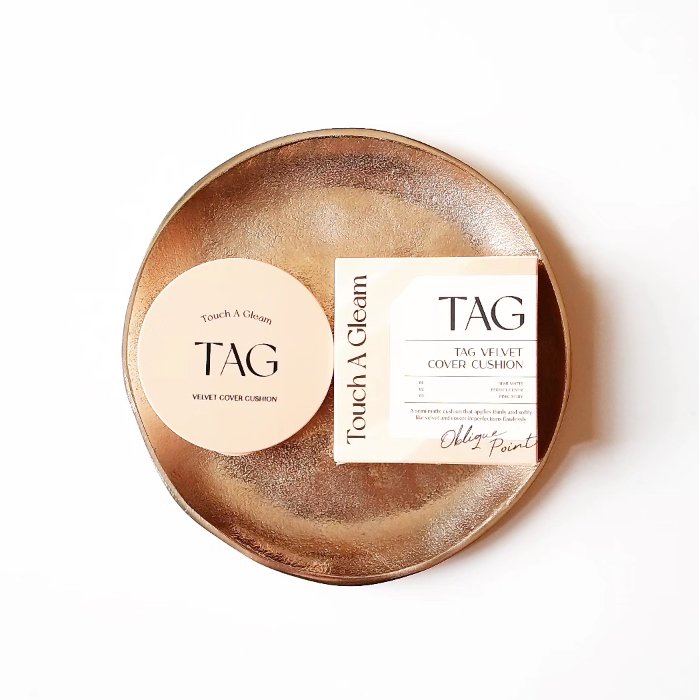 ベルベットカバークッション 02 NUDE LIGHT(23号)/TAG/クッションファンデーションを使ったクチコミ（1枚目）