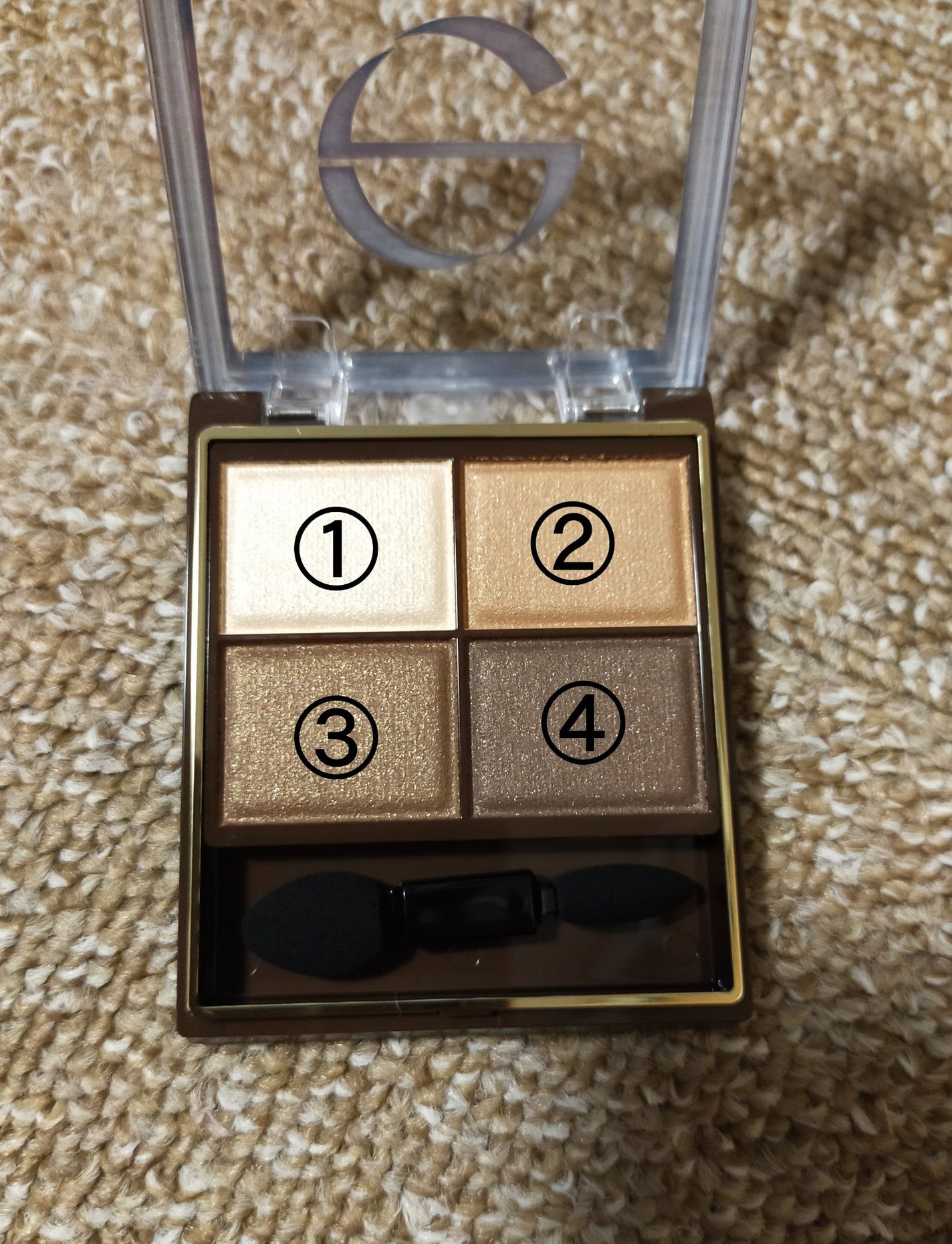 スキニーリッチシャドウ/excel/アイシャドウパレットを使ったクチコミ(2枚目)