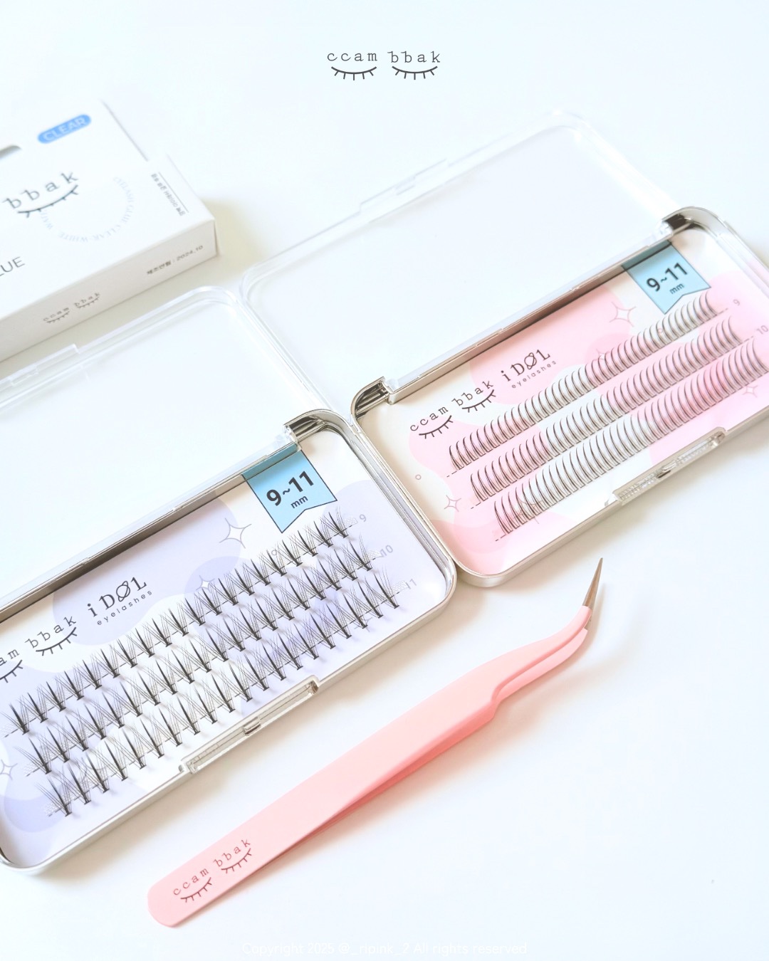EYELASH GLUE CLEAR/CCAM BBAK/つけまつげを使ったクチコミ（2枚目）